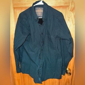 Men's Panhandle Button Down Blue Shirt